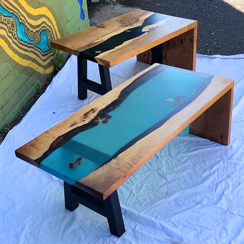 bespoke resin tables London