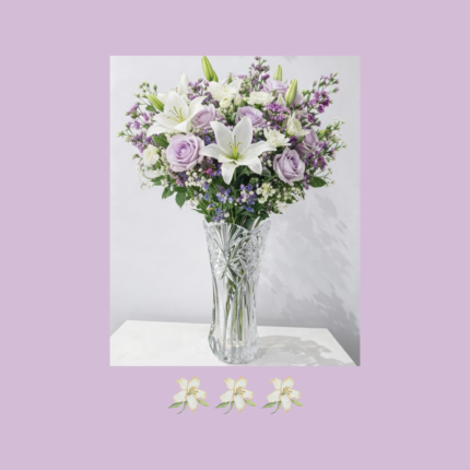 Lavender Grace Vase